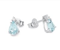 Orecchini Demetra Donna Diana in Oro Acquamarina 9K.028.D.130.004.W